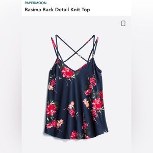 Papermoon Basima Back Detail Knit Top